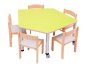 Preview: Bunter Kinderstuhl LIMBI in 4 Farben mit Linoleum