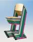 Preview: Stühle für Grundschule und Schule, Schüler Stühle Conen ST 40 S
