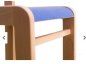 Preview: Bunter Kinderstuhl LIMBI in 4 Farben mit Linoleum