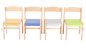 Preview: Bunter Kinderstuhl LIMBI in 4 Farben mit Linoleum