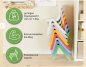 Preview: Kindergarten Kunststoff Stapelstuhl – bunt, robust & wetterfest
