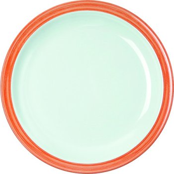 Teller flach BISTRO 23,5 cm stapelbar, Kunststoff Geschirr, bunte farben