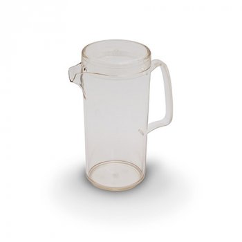 Kanne mit Deckel 0,6L, Höhe 18 cm, Kunststoff Polycarbonat