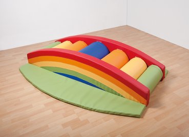 Regenbogen-Rollentreppe für Kindergarten