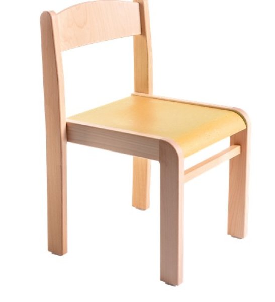 Bunter Kinderstuhl LIMBI in 4 Farben mit Linoleum