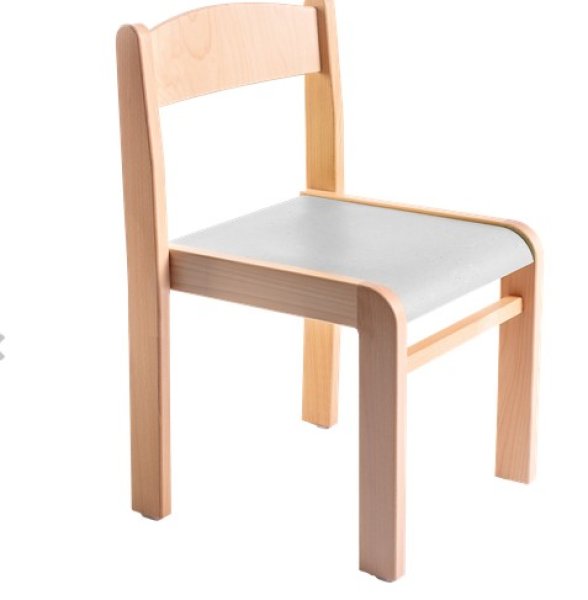 Bunter Kinderstuhl LIMBI in 4 Farben mit Linoleum