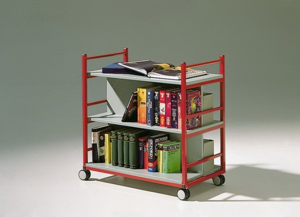 Bücherwagen aus Profilrohr