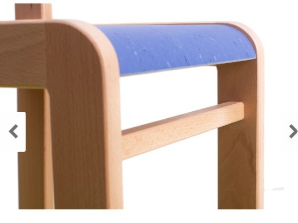 Bunter Kinderstuhl LIMBI in 4 Farben mit Linoleum