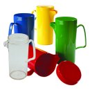 Kanne mit Deckel 0,6L, Höhe 18 cm, Kunststoff Polycarbonat
