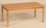 Rechtecktisch aus Massivholz für Kindergarten, 120 x 60 cm