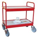 Allzweckwagen und Servierwagen in rot für Kindergarten